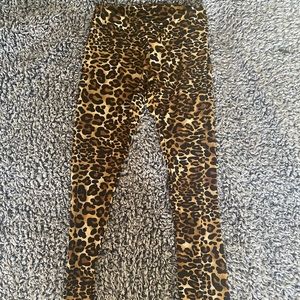 Petite Leopard Print Leggings